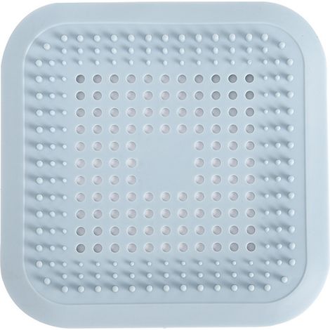 Couvercle de siphon de sol en silicone anti-obstruction pour lavabo, filtre anti-cheveux pour siphon de salle de bain, filtre d'égout (1/5)