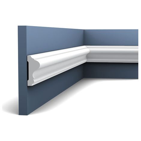 Moldura Cornisa Perfil de estuco Elemento Orac Decor P8020 LUXXUS decorativo para pared y techo 2 m