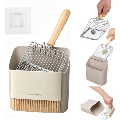 Set of 3 Aluminium Cat Litter Scoops (1/5)
