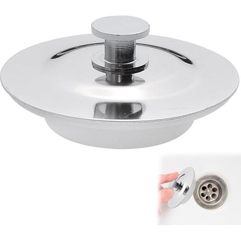 Universal Bath Plug, 40-45mm Hole Stainless Steel Drain Plug Replacement,for Bathtub, Kitchen, Laundry Sink, Rv Sink Etc sink Drain Stopper