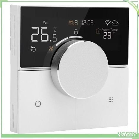 Thermostat intelligent - FAFEICY - Thermostat WiFi - Programmable - Écran couleur tactile - Contrôle à distance WiFi (1/5)