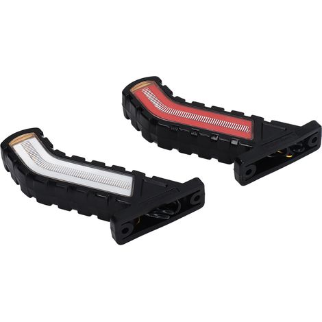 2pcs Feu Arrière LED IP68 Étanche 1500LM Fort Éclairage Signal Stop pour Camion Bateau Caravane (1/5)