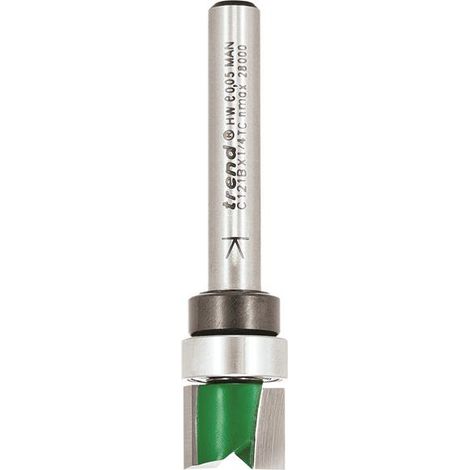 C121B X 1/4 Tc Bearing Guided Template Profile Cutter 12.7Mm X 9.5Mm