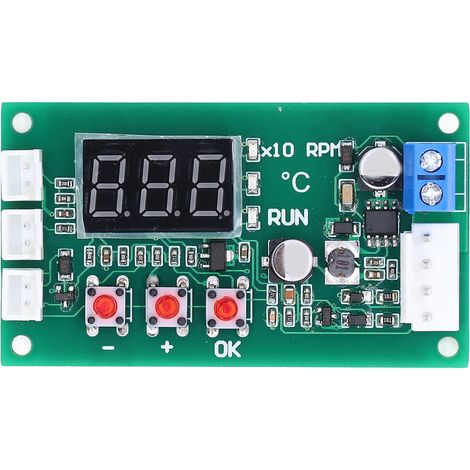 Digitaler Lüftertemperaturregler mit 4-Draht-PWM-Temperaturmodul, unterstützt EBM EC 5A DC12–48V (1/5)