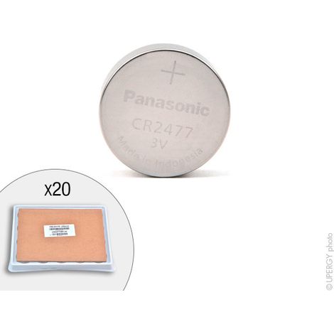 Panasonic - Pile bouton lithium CR2477/BN PANASONIC 3V 1000mAh (1/4)