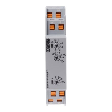 Relais temporisé Phoenix Contact ETD-BL-1T-230-PT, 24V, Rail DIN, 2 contacts ( Prix pour 1 )