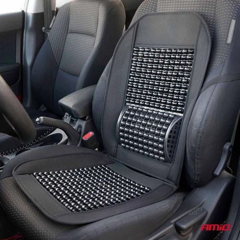 Tapis de siège à perles avec support dorsal pour voiture amio-03642 (1/5)