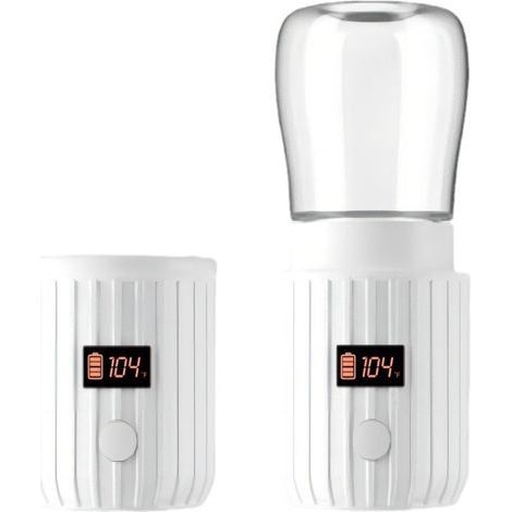 Chauffe-biberon Électrique Nomade, Rechargeable par USB, Chauffage Portable Rapide, 4 Réglages de Température (1/5)