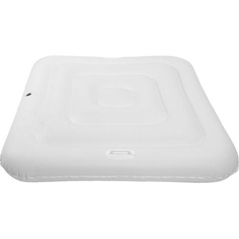 Couvre-Bain Gonflable, Couvercle de Sauvegarde D'énergie de 4,27 Pieds pour Le Bain à Remous carré, Couvertures Spa en PVC pour Bain à Remous, Couvercle de Piscine de Spa (1/5)