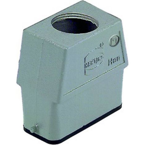 [NEUWERTIG] B-Ware Harting Tüllengehäuse Gehäuse 19200100446 Han A 1 St Grau Gerader Kabeleingang