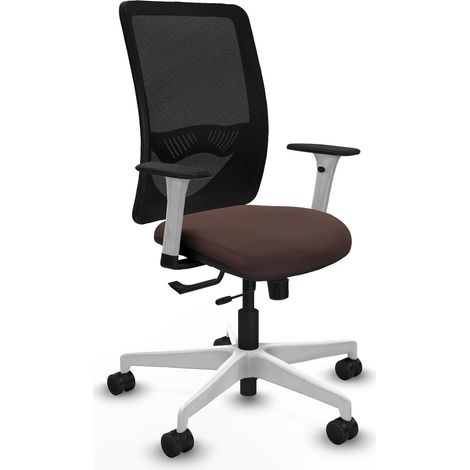 Silla de oficina piqueras y crespo Zulema blanco espuma alta densidad (1/2)