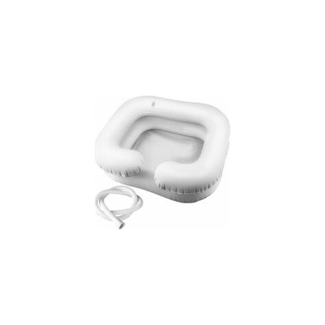 Lavabo gonfiabile per persone allettate. Lavabo gonfiabile, salone mobile per anziani e disabili. Paziente in gravidanza in convalescenza post-operatoria. (1/5)