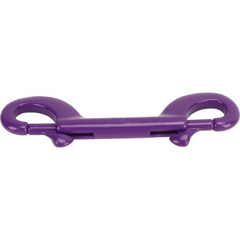 Mousqueton de plongée à double extrémité 100MM, dégagement rapide en acier inoxydable 316, pour gilet stabilisateur BCD, violet (1/5)