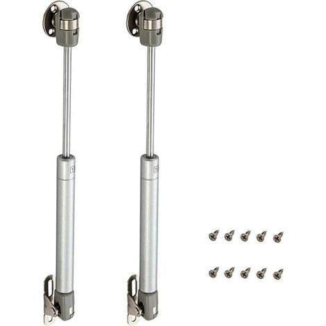 Jeu de 2 vérins à gaz pour cuisine et mobilier, 100 N, pour meubles, charnières de placard, bras d'amortisseur - FM -