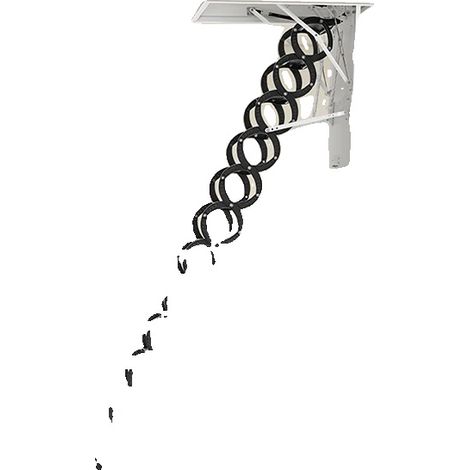 Échelle de grenier, Mécanisme escamotable, Rampes ergonomiques, type3 (1/2)
