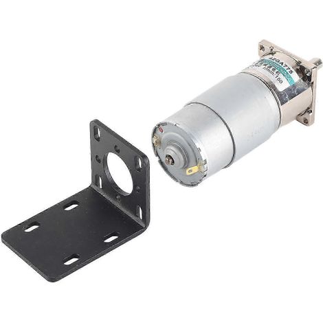 24V DC Getriebemotor XD42GA755, permanent, niedrige Drehzahl 150 U/min, bidirektional CW CCW, mit Halterung und Sportsteuerung, kompakter Elektromotor-Bausatz. (1/5)