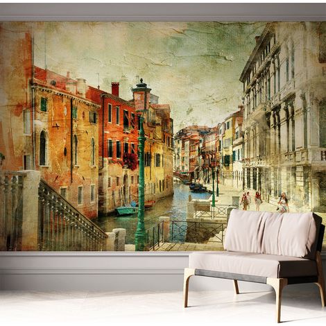 Fotomurale adesivo stickers - murali decorativo - soggiorno moderno - effetto realistico - Impressione urbana 312x219 cm (1/5)