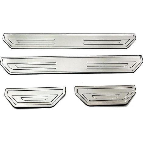 Garniture de seuil de porte avant et arrière extérieur en acier inoxydable pour Zrv Zr-v -v 2022+ S-- (1/5)