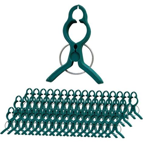 50 Pflanzenclips für Kletterpflanzen, Ranken und Gemüse im Freien – Leichte Pflanzenstützclips für den Garten