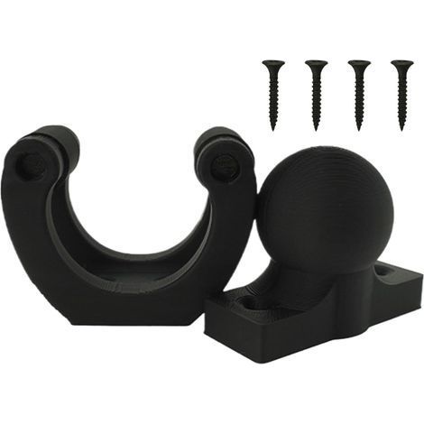 Butée de porte portable – Blocs d'arrêt de porte, réduction du bruit avec sécurité des et des animaux domestiques, utilisation à domicile, bureau, hôtel, chambre à coucher, appartement, garage (1/5)