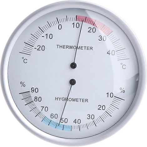 Thermomètre-hygromètre analogique mural de 5 pouces pour usage domestique [jkw] (1/5)