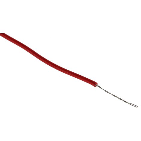 Fils de câblage RS PRO, 0,22mm², Rouge, 500m, 1 000 V c.a. ( Prix pour Bobine de 500 Mètres )