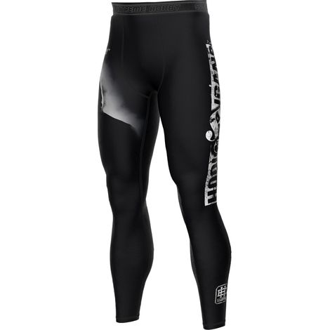 Leggings de sport pour hommes, taille S, noirs