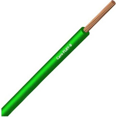 Cavo Filo Unipolare FLRY-B ISO 6722 Classe B Sez. 1,50 mmq Verde