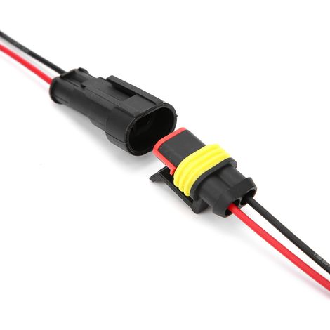 5 Ensembles de Connecteurs Électriques Étanches pour Voiture - 2, 3 ou 4 Broches avec Câble (1/5)