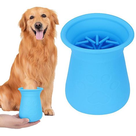 machine De Nettoyage Portable Pour Chien (bleue), Le Masseur De Lavage Des Pieds Pour Chien Est Parfait Pour Les Chiens Ou Les Chats Actifs Les Jo (1/5)