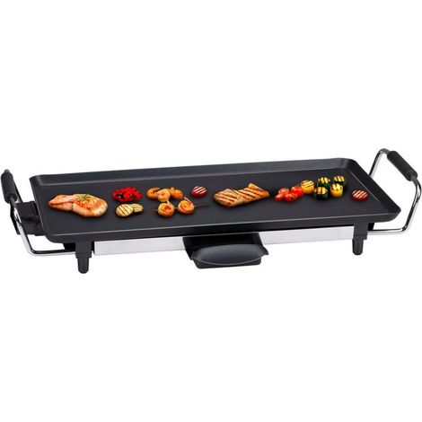 Plancha Grill Teppanyaki 2000W cuisson 70 x 23cm anti-adhésive ALPINA (1/5)