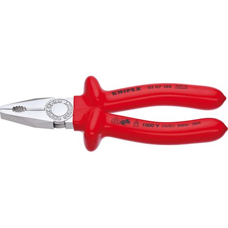 Knipex 180mm Fully Insulated S Range Combination Pliers (21452) (1/5)