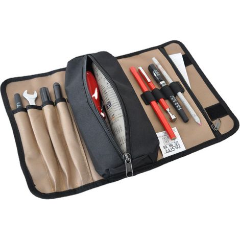 Tragbarer Werkzeugkoffer mit Rollen, 600D Oxford-Gewebe, aufrollbare Tasche (1/5)