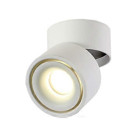 Spot LED de plafond 12 W, angle de lampe réglable, lampe spot, plafonnier, spots de plafond réglables, LED 10 x 10 x 10 cm (blanc - 4000 K) (1/4)