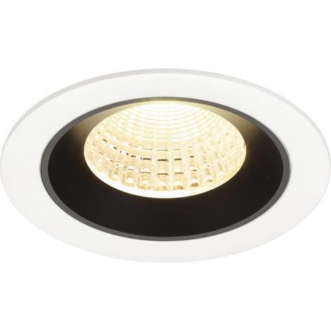 Spot encastré Numinos M blanc/noir 3000K - 55 deg - 1009628
