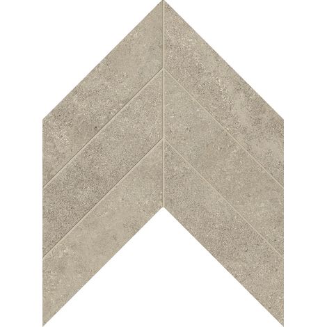 Mosaïque effet Pierre Calcaire Gris Ombre Chevron Pointe de Hongrie 35,6x30,5x0,9 cm Mat Rocalta - Sol et mur intérieur (vendu par carton de 0,43432 m²) - RO'MA CARRELAGE