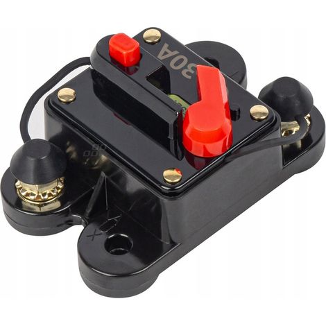FUSIBLE AUTOMÁTICO PARA CAMPER, YATE, BARCO 30A 12V 24V 48V COCHE (1/3)