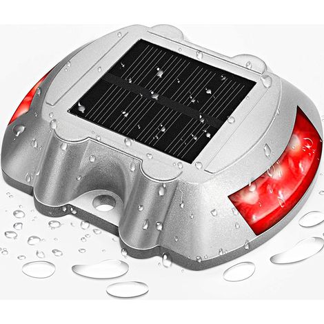 Lot de 1 Lampe solaire LED, étanche, rechargeable automatique, pour terrasse, allée, jardin, escalier (1/5)