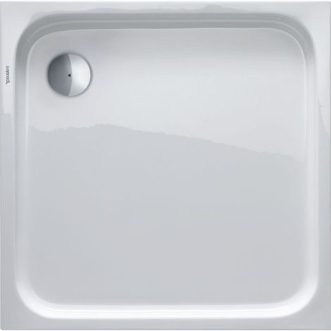 Duravit D-Code Duschwanne 900x900x85mm, Quadratisch, Weiß glänzend, aus Sanitäracryl, Ablauf Ecke, Höhe 85mm (1/5)