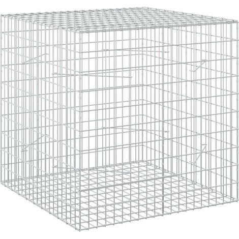 Gabion avec Fil de 3,5 mm et Maille de 5x10 cm 100x100x100 cm vidaXL (1/5)