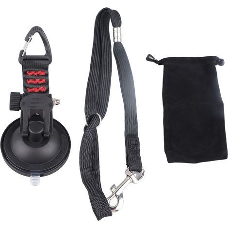 Dog Bathing Leash with Suction Cup – Adjustable Collar and Attachment for Bathing and Grooming Dogs and Cats (Strong Suction) (1/5)