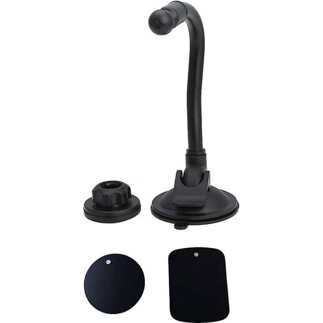 Support magnétique universel pour téléphone portable et GPS, à fixer sur le pare-brise ou le tableau de bord d'une voiture.