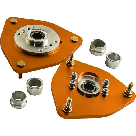 Plaques de carrossage pour amortisseurs, aluminium de qualité aéronautique, longueur de 35 mm, largeur de 22 mm, hauteur de 10 mm, réglables pour amortisseurs avant (1/5)