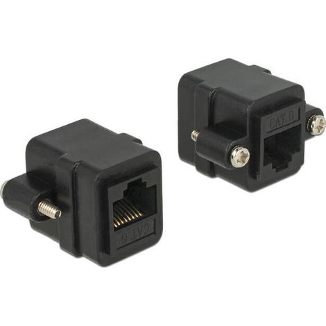 Delock adaptador rj45 hembra/hembra cat.6 am