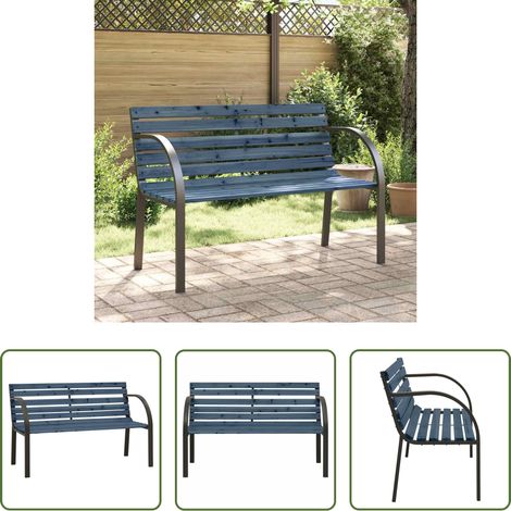 Holz Gartenbank - Kinder-Gartenbank 81 cm Chinesisches Tannenholz Grau (1/5)