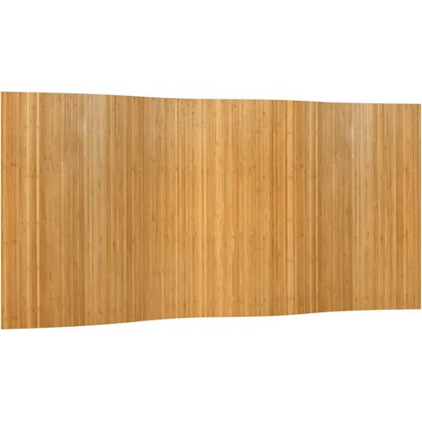 Room Divider Natural Width 400 cm Height 165 cm Bamboo vidaXL