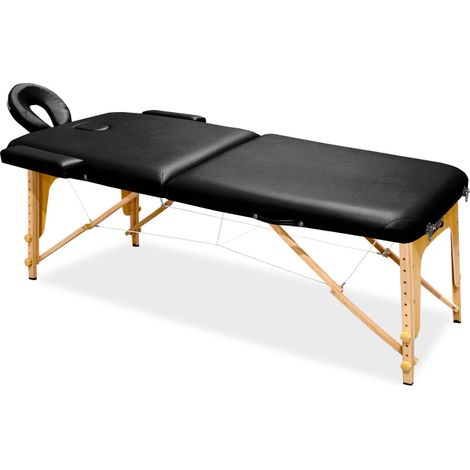 Aga Lettino da massaggio in legno MR5150 Nero