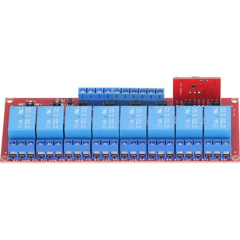 Module Relais Sans Fil 24V, Interrupteur Infrarouge Universel 10A, Contrôleur 8 Canaux pour Portail Lumière Moteur DIY, Télécommande Sécurisée (1/5)