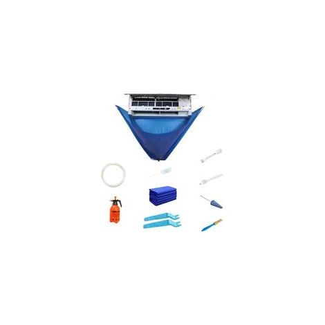 YIJOY Kit de Nettoyage Climatiseur - Housse lavage pour poussière climatisation mural avec tuyau d'eau split (1/5)