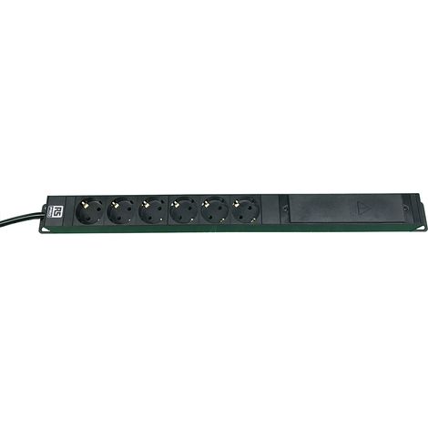 Rallonge électrique 3m, 6 prises Type F - Schuko allemand, 250 V c.a. 16A ( Prix pour 1 )